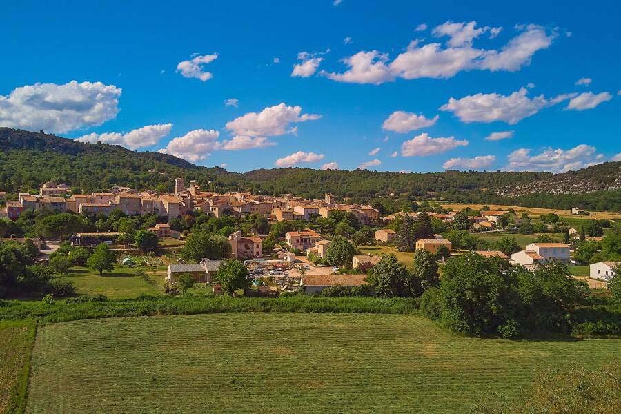 Camping Bel air Village Les Prés du Verdon at the bottom of the Gorges du Verdon old town