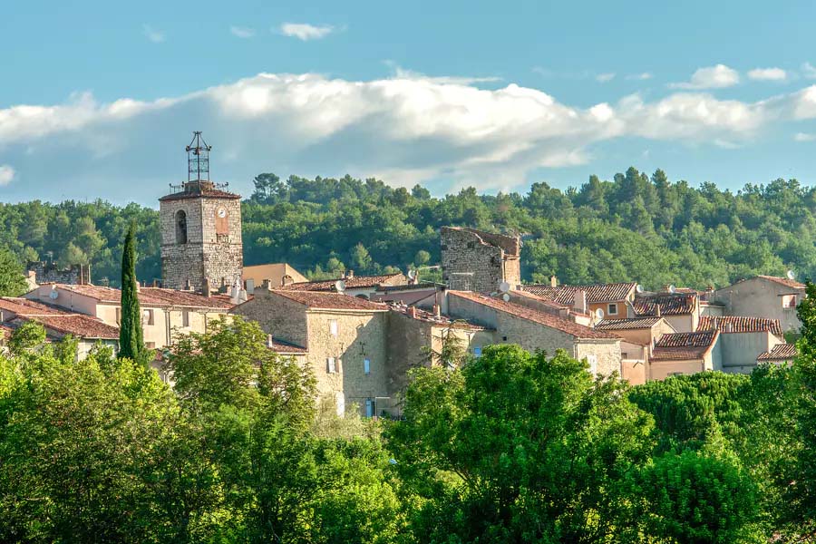Camping Bel air Village Les Prés du Verdon medieval city